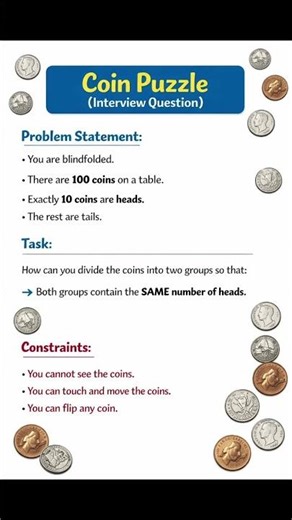 Coin Problem. Solve it once with the basic Mathematics POV.