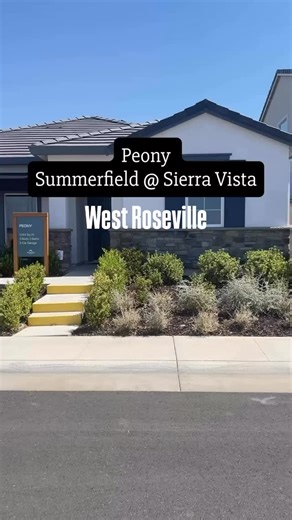 🩸Text or call me for a private showing of the Peony model in Summerfield @ Sierra Vista in West Roseville. ✅ 1,554 SF, single story, 🛏️🛏️🛏️ 3 BR, 🛁🛁 2 BA 🚗🚗 2 car garage. 🩷Beautiful new construction. 📲📲 Call or Text for a private tour. Cell 916.960.6688 ✅ Subject to availability and inventory Tony DiCicco RE/MAX GOLD Roseville, CA DRE 02067007 #rosevillerealestate #rosevillelife #rocklinliving | Anthony DiCicco