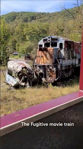 Train crash scene from movie The Fugitive #train
