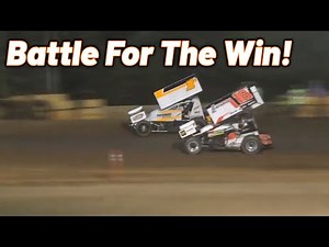 Tanner Holmes THRILLING Sprint Car Win at Sunset Speedway Park!