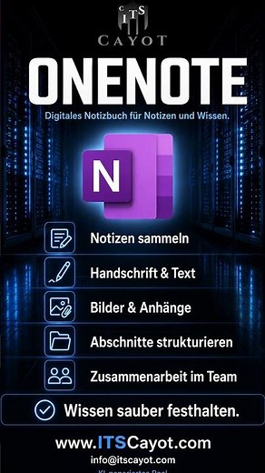 Microsoft OneNote: Dein digitales Notizbuch erklärt! 📝 #shorts