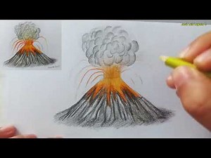 How to Draw a Volcano