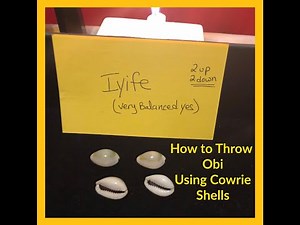 How to Throw Obi Using Cowrie Shells | ATR | A Traditional Way to Communicate with Divinity