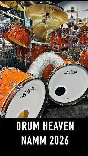 Namm Show 2026 Drum Heaven Spinal Tap Ludwig Yamaha Mapex Sonar #drums #drumkits #sonar #mapexdrums