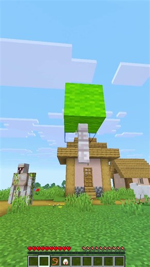 That Minecraft Balloon Trick Goes Hard #minecraft #shorts