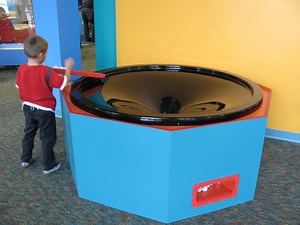 How to model Hyperbolic Funnel (a.k.a. vortex funnel or wishing well) ?