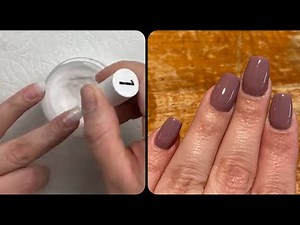 Dip Power Nails With Tips | Step By Step | Easy At Home Manicure | Using Beetles Dip Powder System