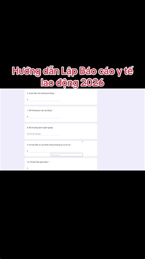 Hướng dẫn Lập và Nộp Báo cáo y tế lao động năm 2026#ketoanmoctam #ketoanthue #yt #dn #ketoan