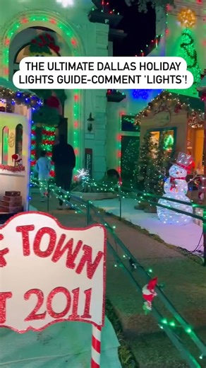 10K views · 49 reactions |  Best Holiday Lights in Dallas!  Y'all, we’ve done the hard work so you don't have to! Comment LIGHTS below, and I'll send you a Google Map with 37 must-see spots, from decked out houses to drive thru light shows and magical walk through displays. ✨ Let's light up your holidays with some serious sparkle! ✨ | Plano Moms | Facebook
