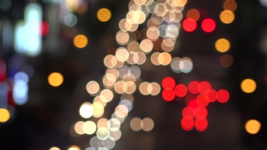 ボケ, 車はライト点灯, Bokeh, デフォーカスレンズ