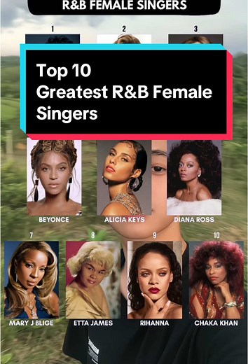 Top 10 Greatest R&B Female Singers of All Time