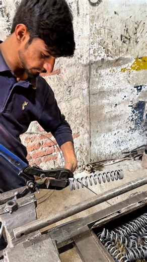 This video captures the old-school technique of spring making using a vintage manual gearbox. No automation — just pure skill, precision, and craftsmanship at its best! #SpringMaking #VintageMachine #MetalWork #OldMachinery #ManualLathe #WorkshopSkills #TraditionalCraft #EngineeringArt #MetalCraft #SkilledMaker #Craftsmanship #OldTools #HandmadeSpring #GearboxMachine #MechanicalArt #Reels | Creators Craft