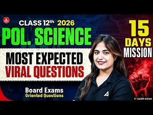 Class 12 Political Science Important Questions 2026 | Most Expected Viral Questions For Board Exams