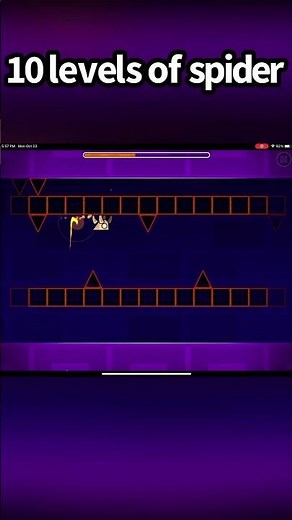 10 levels of spider GD - Geometry Dash