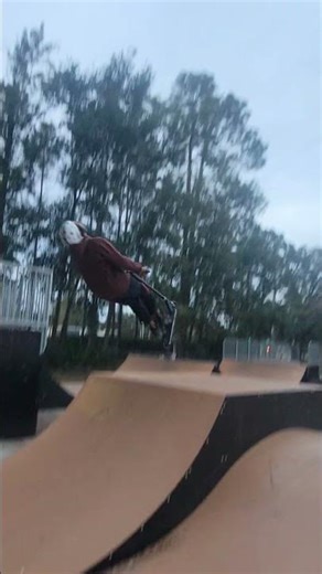 Backflip Scooter #fyp #scooter #crazy #skatepark