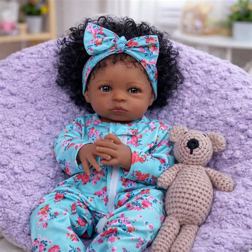 African American Doll 20 Inch Realistic Black Reborn Baby Girl Gift - Etsy