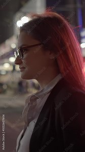 Emergency Vehicle Response Taking Place in an Urban Environment During a Night Scene