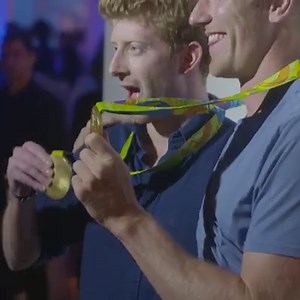 21K views · 868 reactions | #OMEGAHouse Swimming Legends at OMEGA House in Rio de Janeiro with Michael Phelps, Chad Le Clos and Alex Popov. | OMEGA Watches | Facebook