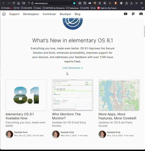 #Windows#Linux#ElementaryOS passe en version 8.1