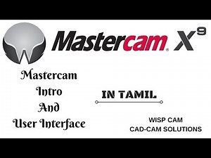 Mastercam Basic Tutorial In Tamil