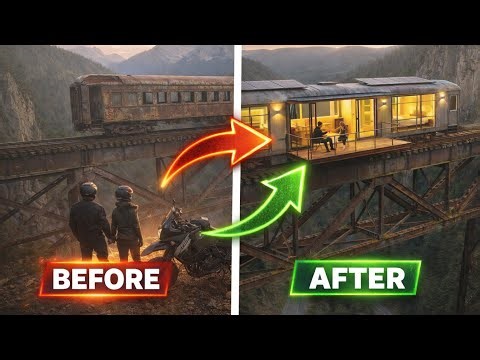 Full Restoration on a 100-Year-Old Train Car || The Most Dangerous Home Ever Built?