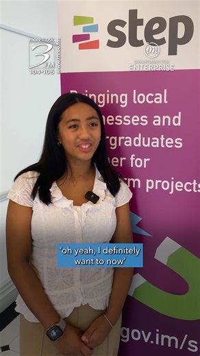 WATCH: Island students’ talent recognised at the Step Programme Finale 🇮🇲 The summer placement gives students the chance to take on real projects, pairing undergraduates with host organisations for hands-on experience. Applications for the 2026 Step Programme have now opened - find out more at: www.dfe.im/step #iom #isleofman #news #step #stepprogramme | 3FM Isle of Man