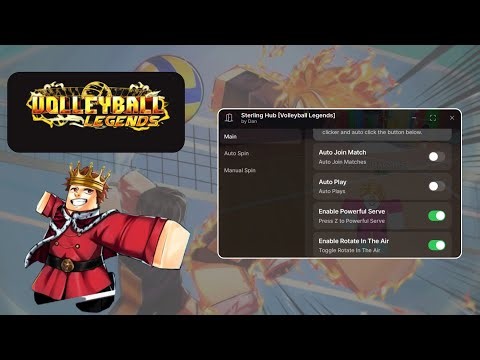 [ NEW ] Volleyball Legend Script | Hitbox, Esp, Auto Bump, Auto SPIN