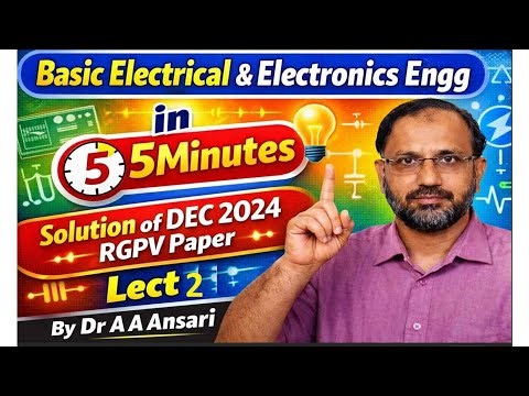 Node Analysis | RGPV BEEE 2024 Q1(B) | Nodal Analysis Numerical| Easy Method/ Simple explanation