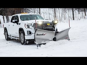 SnowEx RDV V plow for half ton trucks STAINLESS OR POWDER COATED