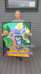 🖤 Cross River Gorilla – Original Artwork for Sale 🖤 This piece is incredibly close to my heart. Cross River gorillas are one of the world’s most endangered species, and I created this painting to highlight their strength, vulnerability, and the urgent need to protect their habitats. ✨ 50% of the sale will be donated to a conservation charity supporting gorilla protection and preservation. If this artwork speaks to you, please contact me directly to purchase or learn more. 🦍🤍 Thank you for he