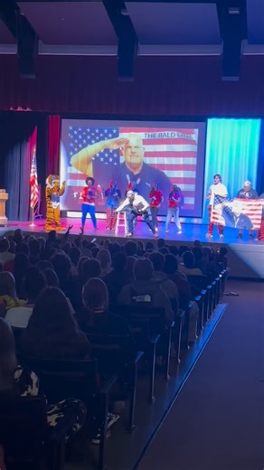 You never know what Spirit Week may bring. Aaron Tippin is a graduate of Blue Ridge, enjoy this performance by Coach Henson and crew with a special appearance by Papa Henson. Go Tigers! @a__wardlaw @aarontippin | Blue Ridge High School