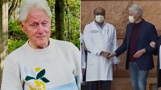Take a look at Bill Clinton's health over the years