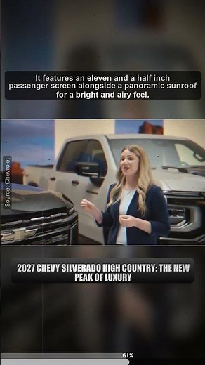 2027 Chevy Silverado High Country: The New Peak of Luxury