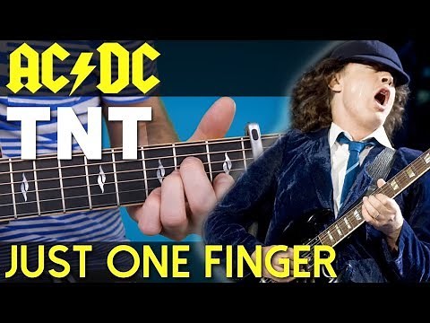 How to play | TNT on guitar | SUPER EASY VERSION (AC/DC)