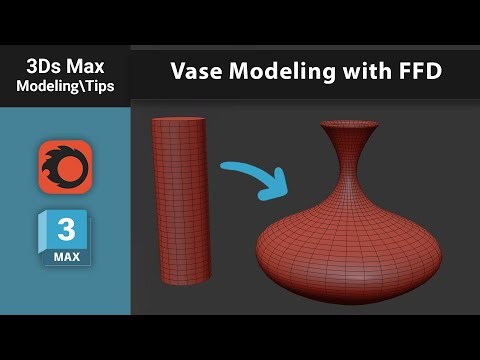 Create a Realistic 3D Vase in Minutes | 3ds Max FFD Workflow