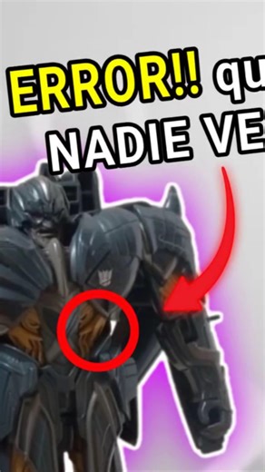 El ERROR!! que NADIE vio 👀 #transformers #hasbro