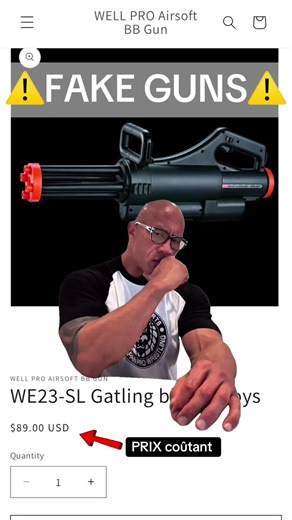 Le minigun airsoft le moins cher du marché