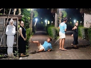 Prank Hantu Terlucu Edisi Jebakan Paling Ngakak - Best Funny Ghost Trap