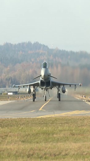 Three Eurofighter Typhoon German Air Force Luftwaffe departure. | Aero Admirers