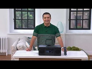 Sharp CD-BH350 5-CD Wood Compact Disc Stereo System on QVC