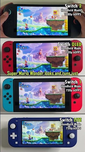A Game that Did NOT Need a Update | Super Mario Wonder on Nintendo Switch 1 vs. Switch 2 Review