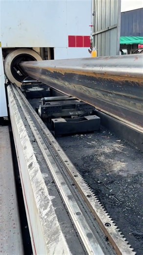 Rectangular tube cutting, 360 chuck, pipe cutting machine #cnc #thermalcutting #tubecuttingequipment