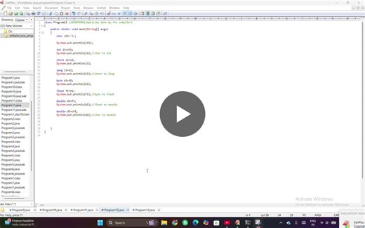 Java Typecasting: Widening and Narrowing Explained | ELAKKIYA VIJAYARAGAVAN posted on the topic | LinkedIn