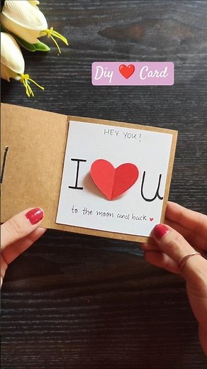 💓I LOVE YOU CARD💖Heart Card! #handmadecard