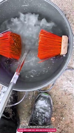 DIY Mixing Paddle Cleaning Tools – Bucket Brush System for Fast Washing
