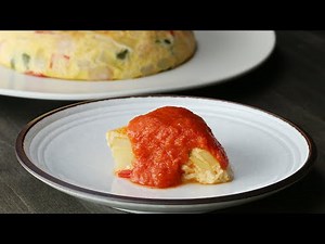 炊飯器で簡単！具だくさんオムレツ