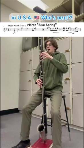 Who's next? If you play this, please dm me!! March Blue Spring #brassband #windensemble #marchingband #clarinet