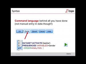 Simple changing of variables in SPSS Statistics syntax