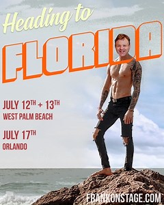 ☀️ FLORIDA I'm heading your way for shows in West Palm Beach + Orlando over the next week!  July 12th + 13th at Improv Comedy Club - West Palm Beach  July 17th at Orlando Improv Comedy Club  Buy tickets now at FrankOnStage.com! | Frank Caliendo | Facebook