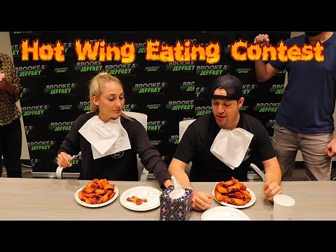 Hot Wing Eating Contest - Winner does the Loser's Makeup